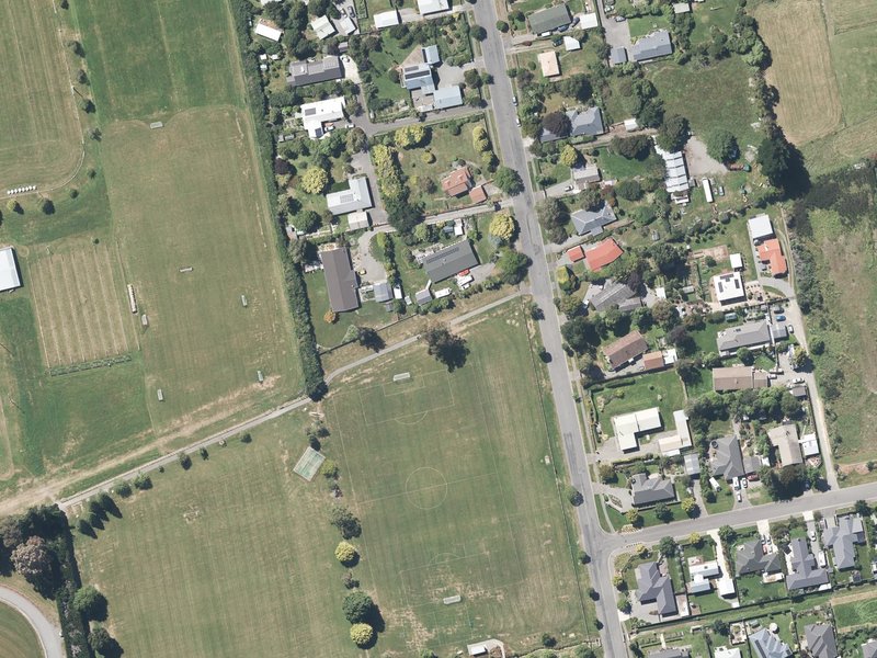 aerial view of Reids Lane Reserve and the ground around it