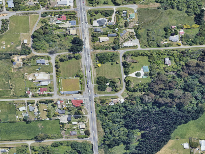 aerial view of Hampden Square and the ground around it