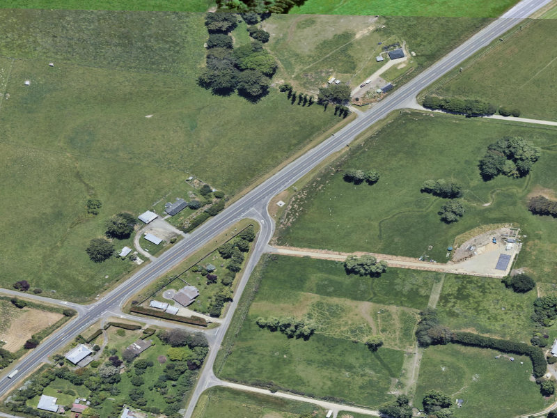 aerial view of Herbert War Memorial and the ground around it
