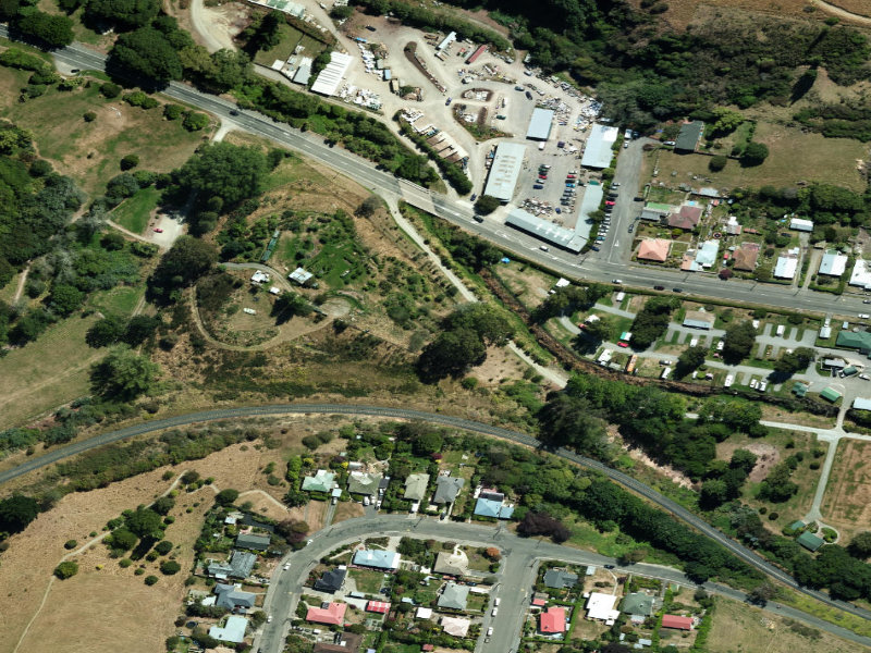 aerial view of Western Area Of Public Gardens and the ground around it