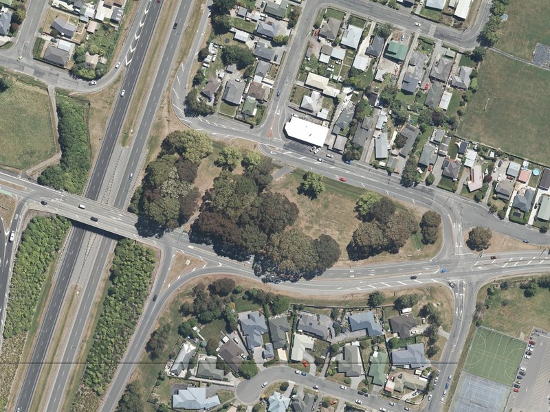 aerial view of Risley Reserve and the ground around it