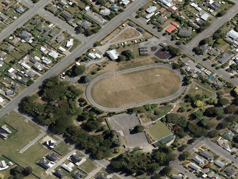 aerial view of Victoria Park and the ground around it