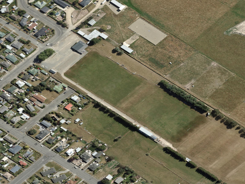 aerial view of Manchester Park and the ground around it
