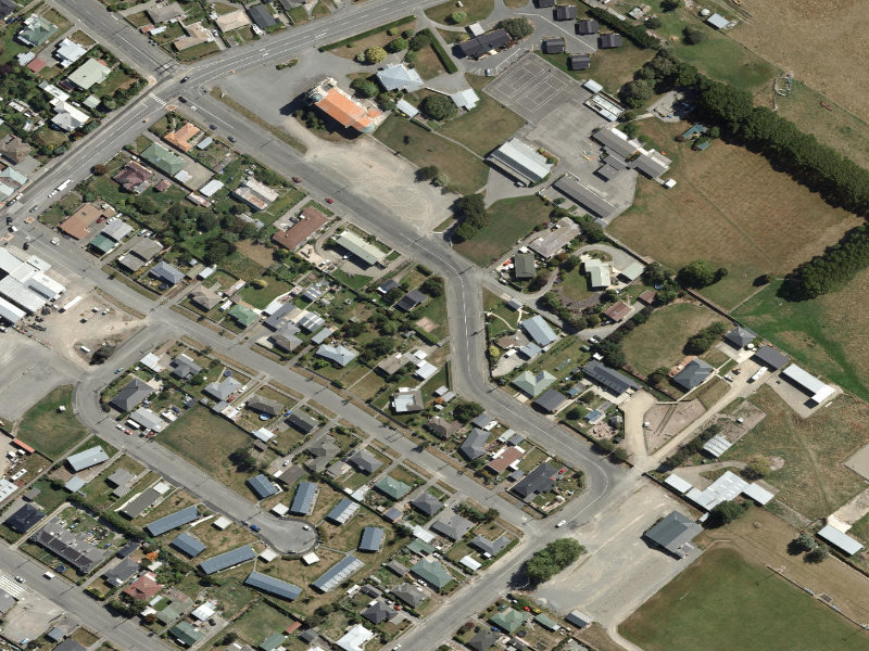 aerial view of Cameron Street Swings and the ground around it