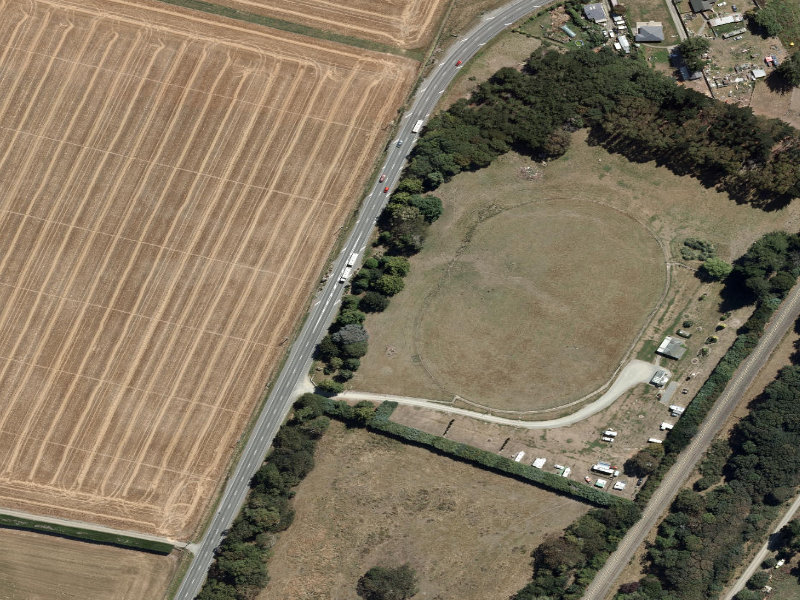 aerial view of St Andrews Domain and the ground around it