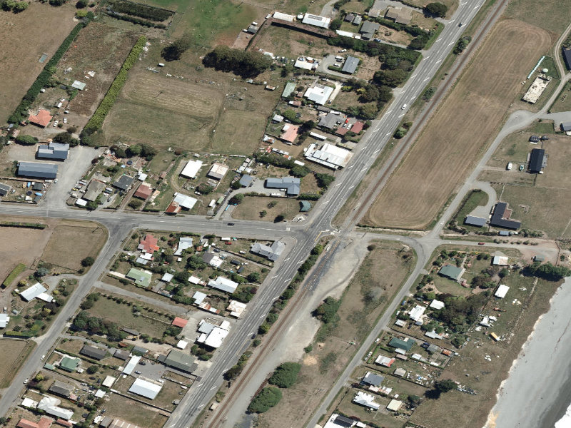 aerial view of St Andrews Village Green and the ground around it