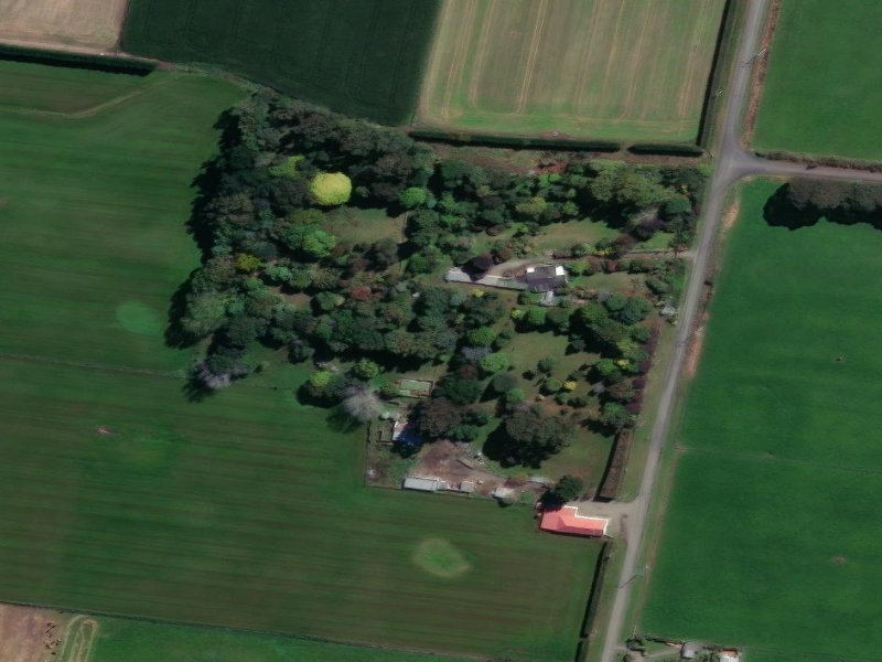 aerial view of Studholme Reserve and the ground around it