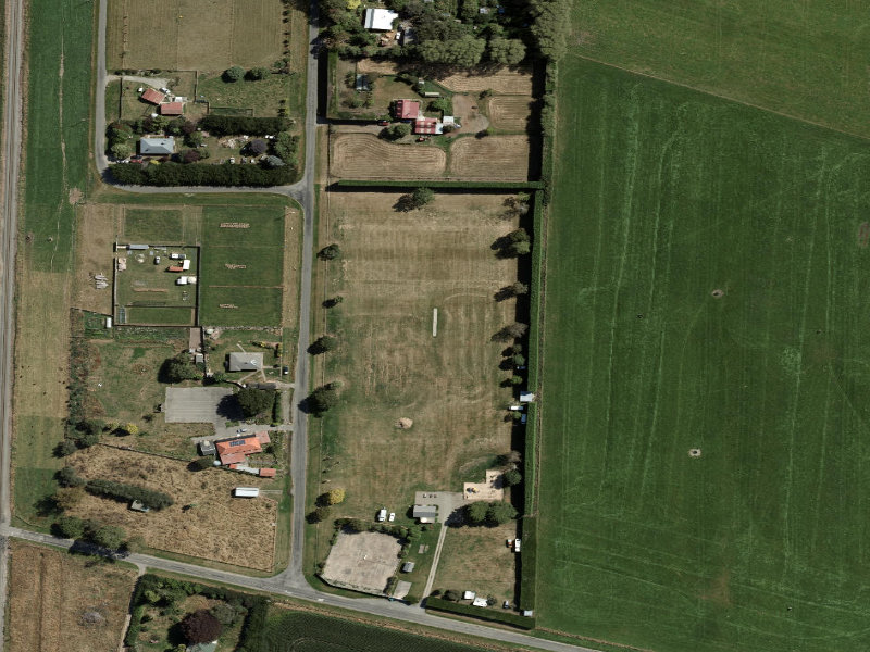 aerial view of Morven Domain and the ground around it
