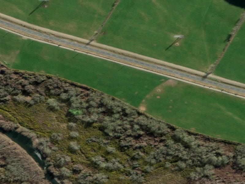 aerial view of Conservation Reserve and the ground around it