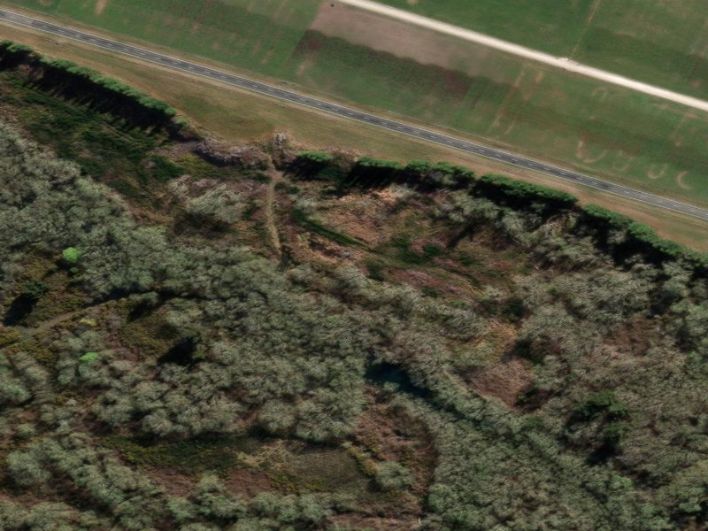 aerial view of Conservation Reserve and the ground around it