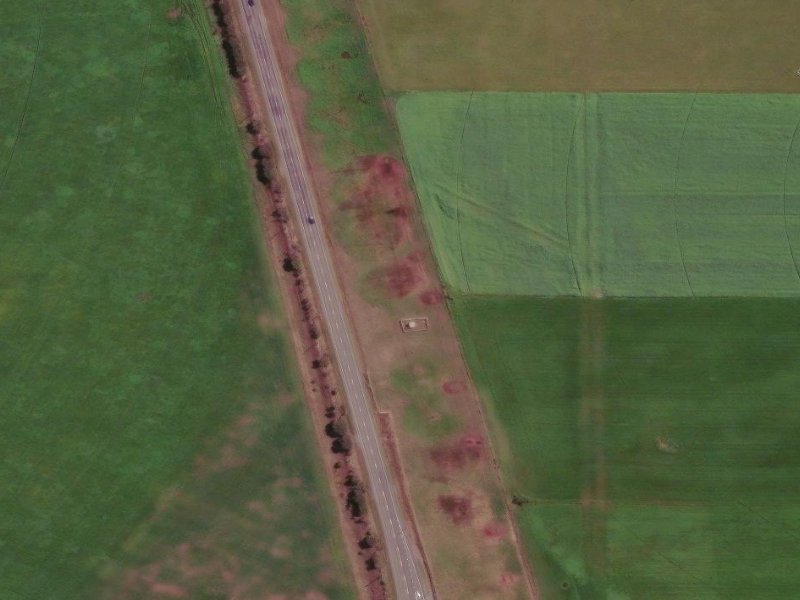 aerial view of Plantation Reserve and the ground around it