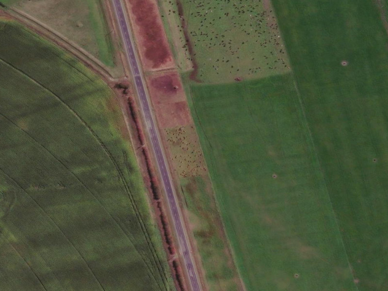 aerial view of Plantation Reserve and the ground around it