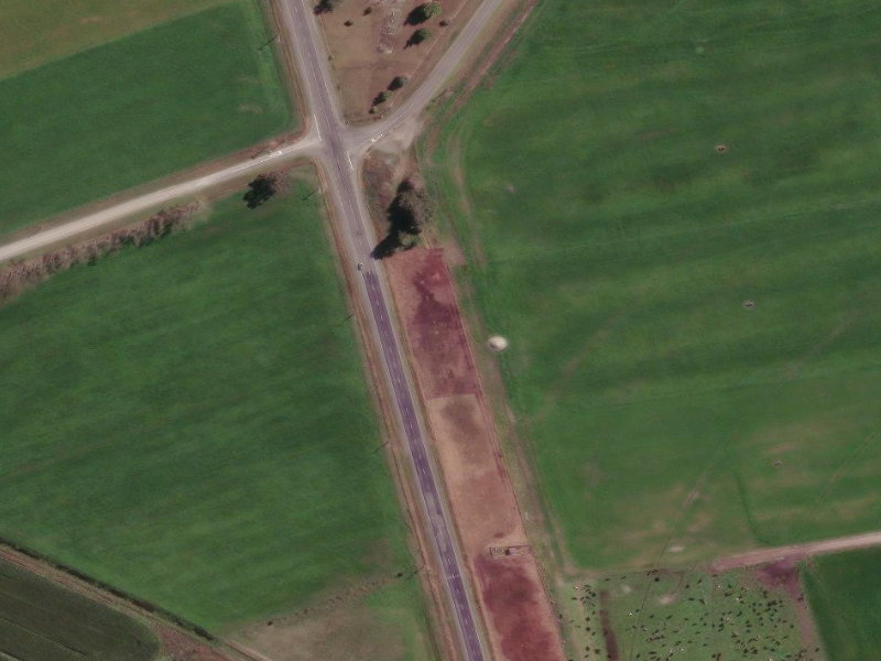 aerial view of Plantation Reserve and the ground around it