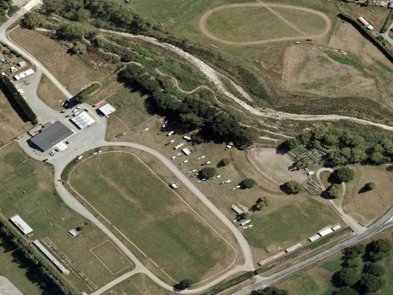 aerial view of A&P Showground and the ground around it