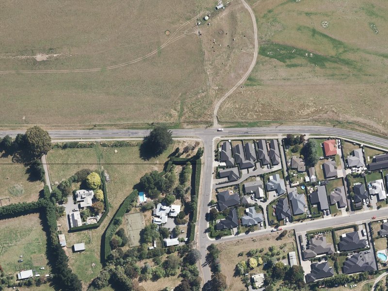 aerial view of Ballarat Reserve and the ground around it
