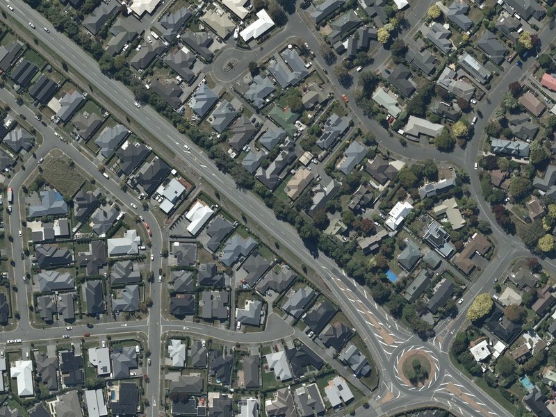 aerial view of Alvaston Reserve and the ground around it