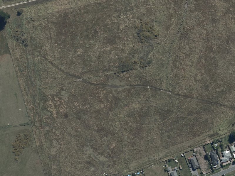aerial view of Kainga Road Reserve and the ground around it