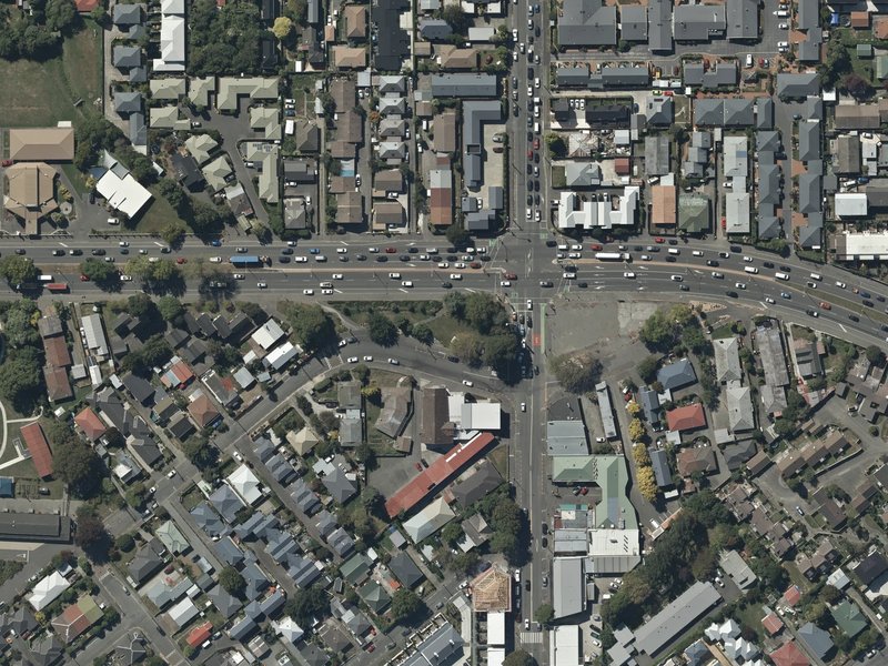 aerial view of Selwyn Reserve and the ground around it