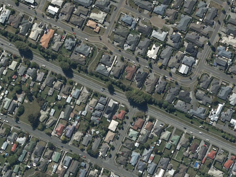 aerial view of Dunbars Landscape Reserve and the ground around it
