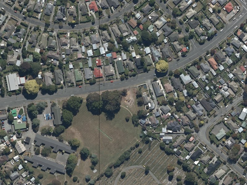 aerial view of Kendal Reserve and the ground around it