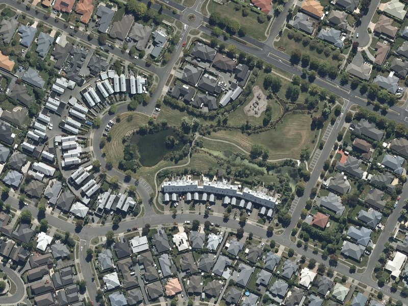 aerial view of Waterford Reserve and the ground around it