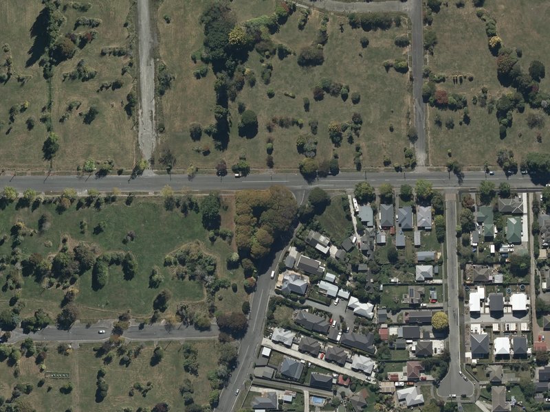 aerial view of Retreat Reserve and the ground around it