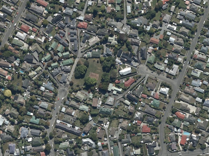aerial view of Larch Reserve and the ground around it