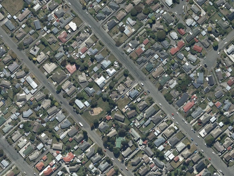 aerial view of Oakhampton Reserve and the ground around it