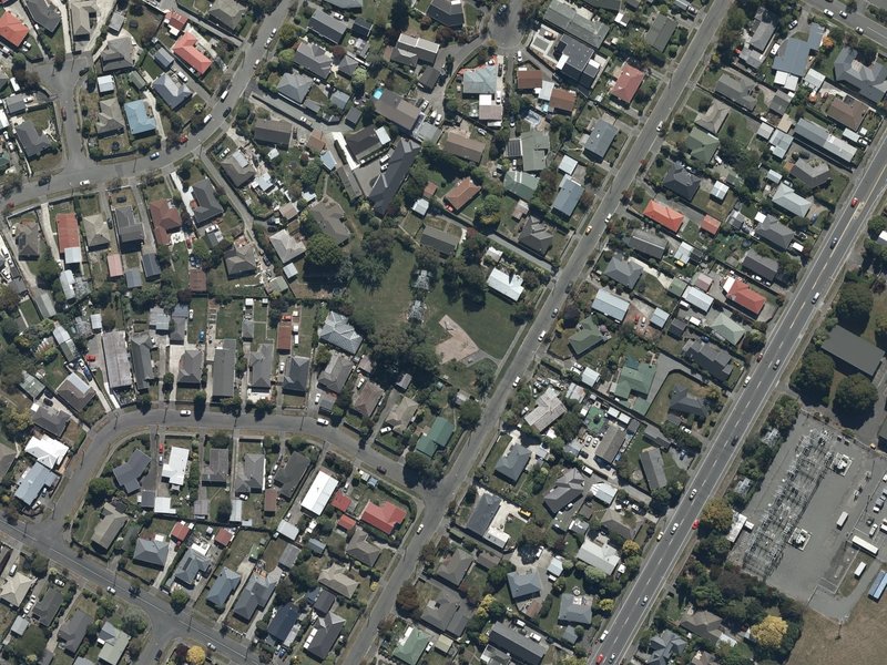 aerial view of Armitage Reserve and the ground around it