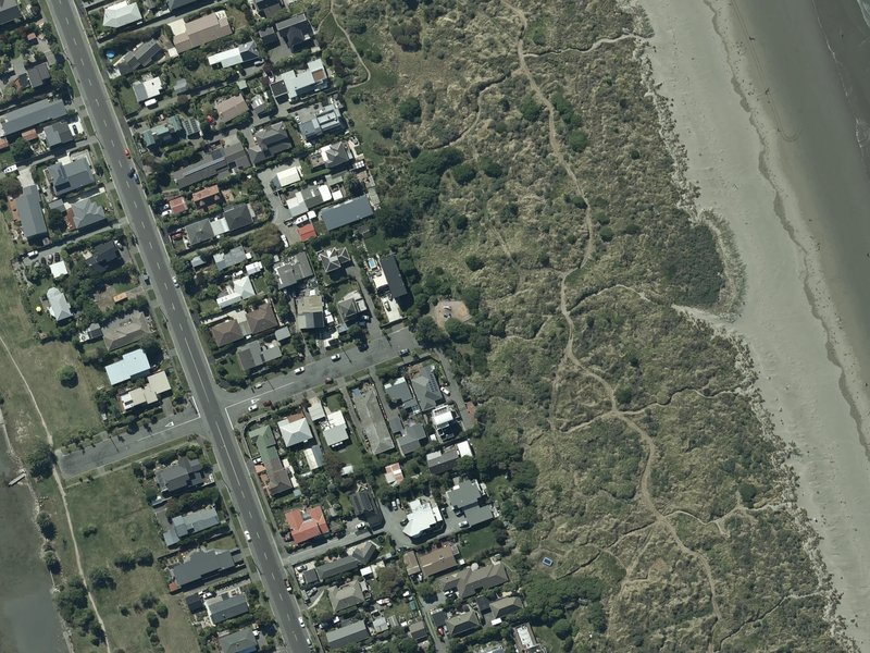 aerial view of Plover Reserve and the ground around it