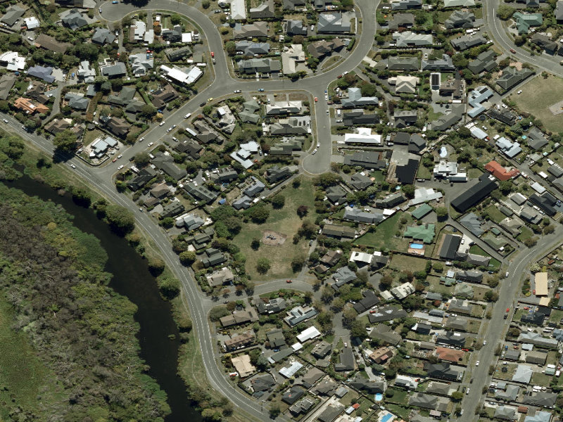 aerial view of Tangmere Reserve and the ground around it