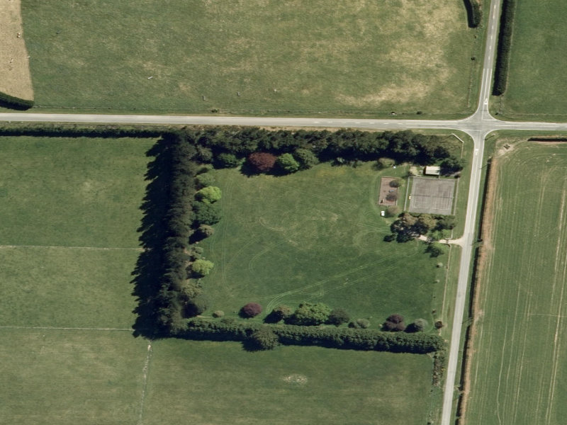 aerial view of View Hill Domain and the ground around it