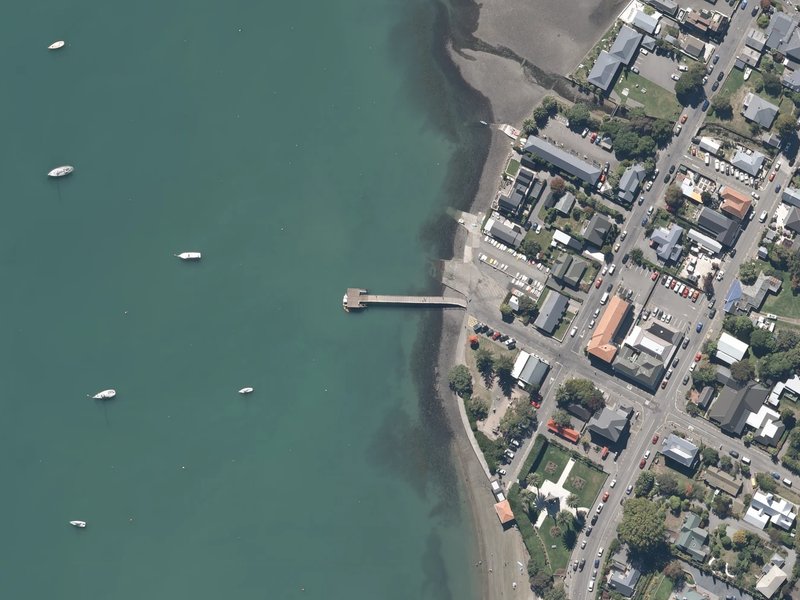 aerial view of Dalys Wharf and the ground around it