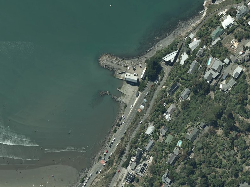 aerial view of Sumner Boating & Fishing Club Jetty and the ground around it