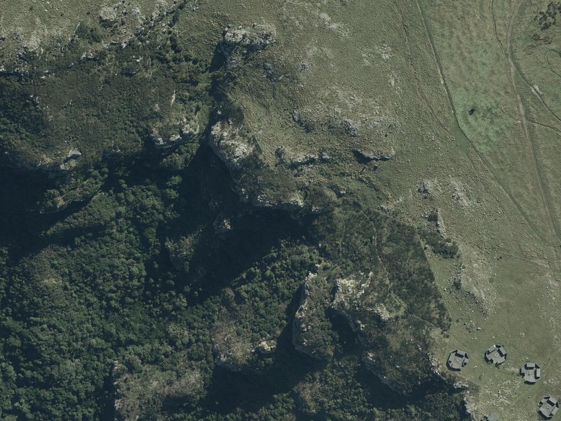 aerial view of Cwag W and the ground around it