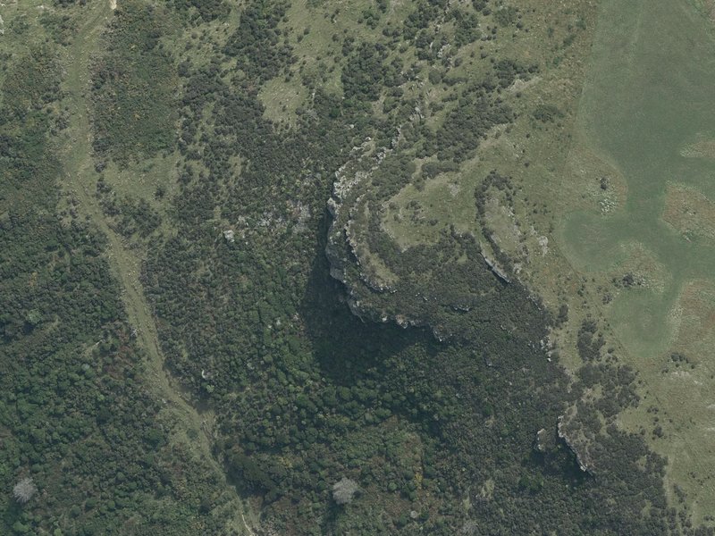 aerial view of Fantasy Factory and the ground around it