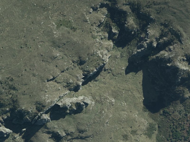 aerial view of Jane Fonda Workout Wall and the ground around it