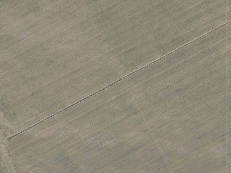 aerial view of Roydon Quarry and the ground around it