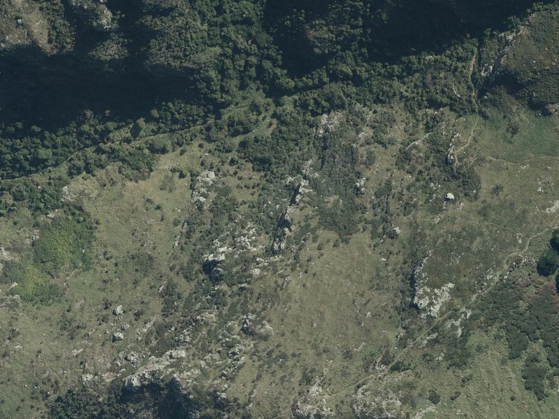 aerial view of Wunderbar Wall and the ground around it