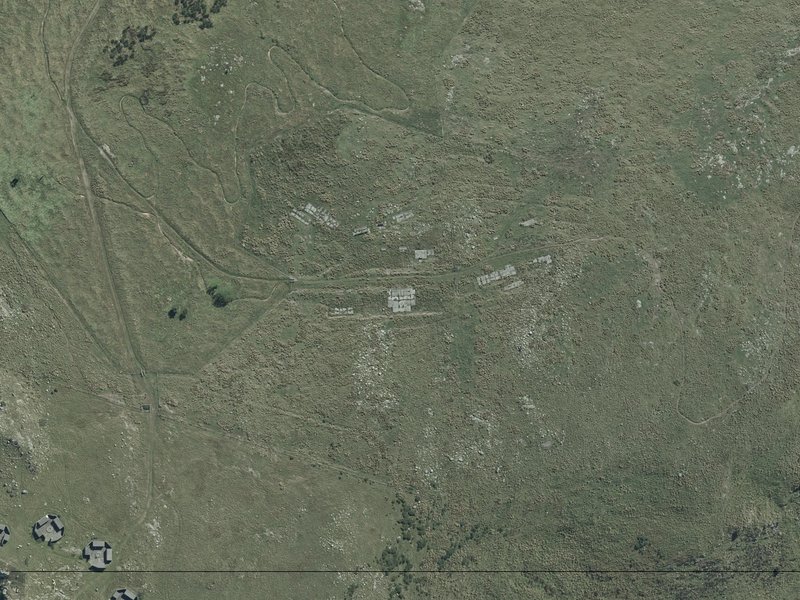 aerial view of Anti Aircraft Battery (Historic) and the ground around it