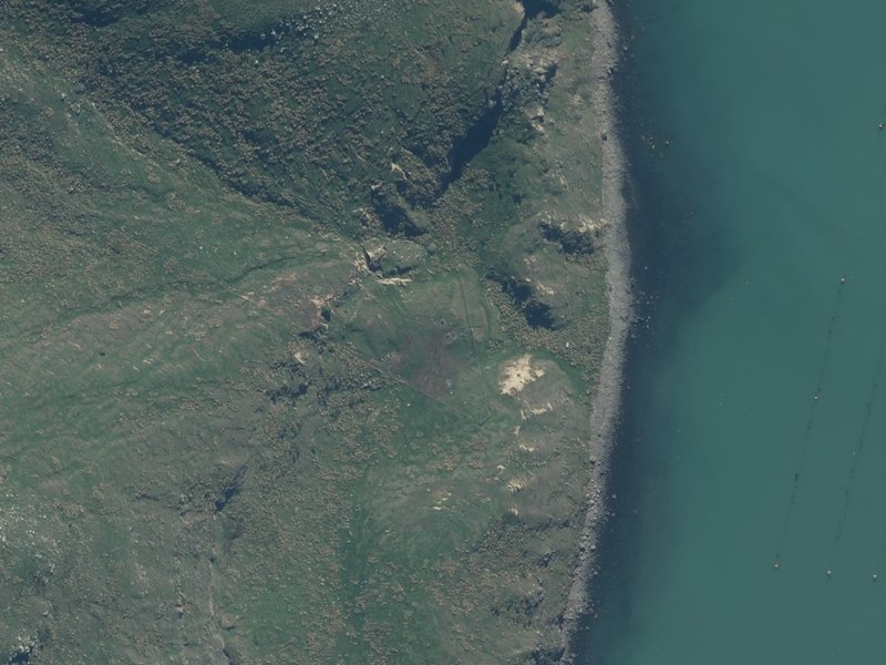 aerial view of Kaitara and the ground around it