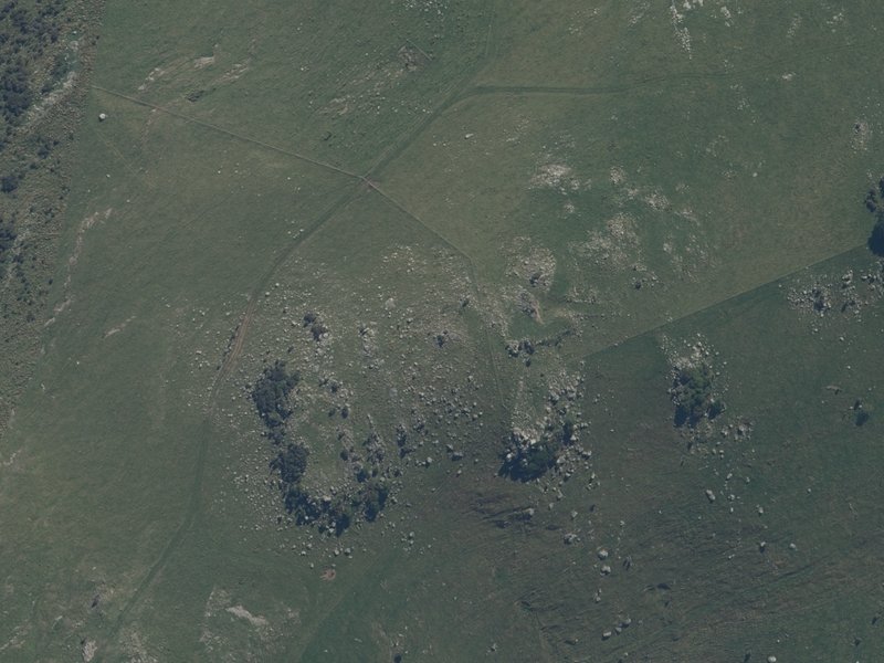 aerial view of Graeme and the ground around it