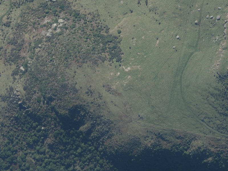 aerial view of Magnificent Lookout and the ground around it