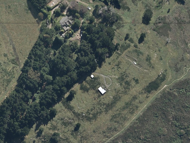 aerial view of Marleys Hill and the ground around it