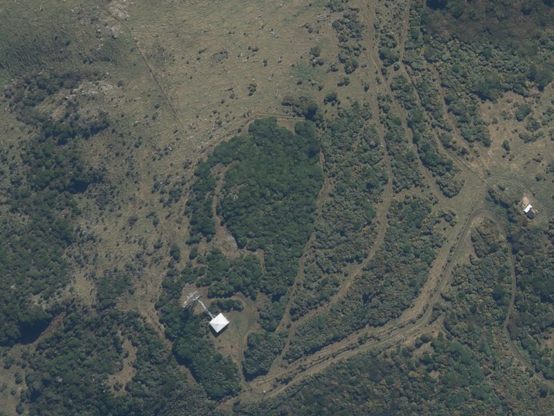 aerial view of Pearce and the ground around it