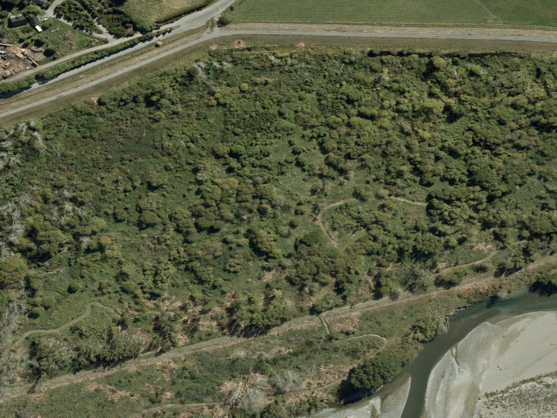 aerial view of Horse Trail and the ground around it