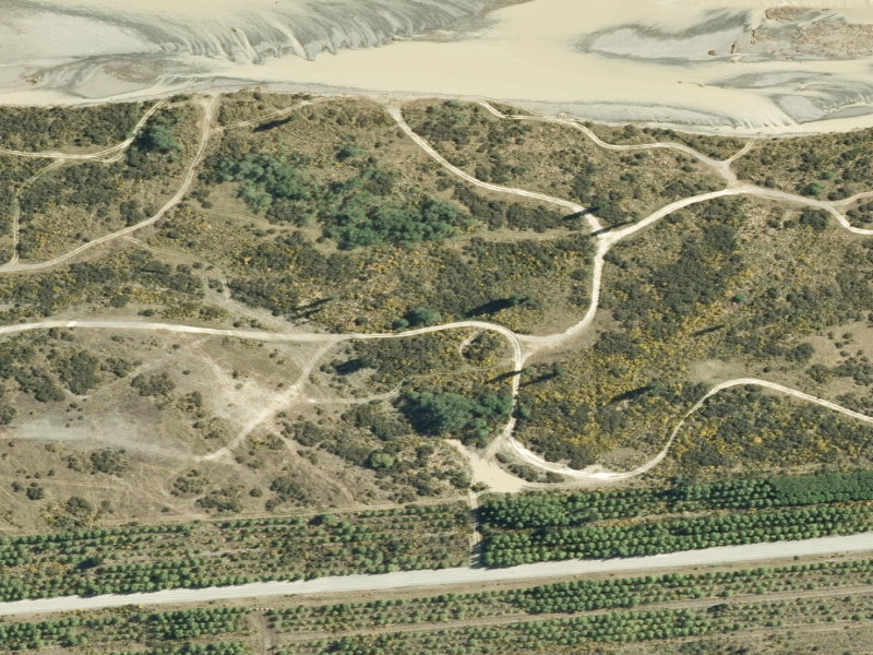 aerial view of Trailbike Trail and the ground around it