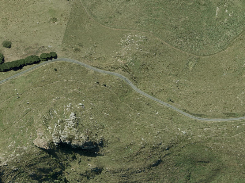 aerial view of Walk and bike track through Hillsborough and the ground around it
