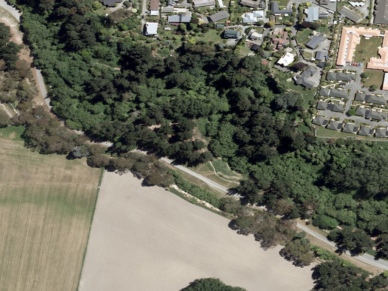 aerial view of Centennial Park Tracks and the ground around it