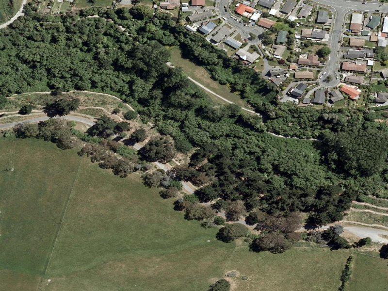 aerial view of West Curcuit and the ground around it